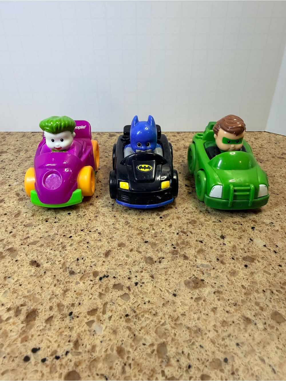 Fisher-Price Little People DC Comics Vehicle Lot of 3